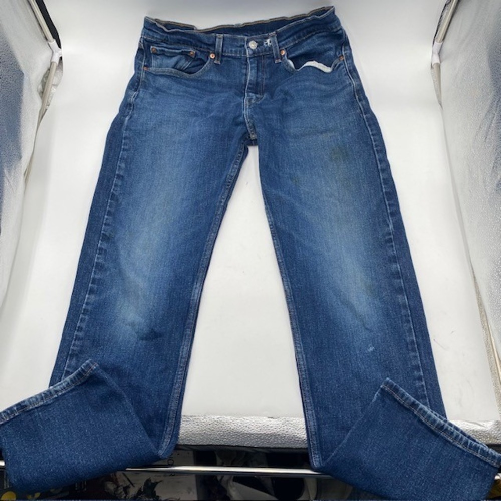 Levi's 502 Regular Taper Jeans Mens W34 L32 Blue Denim Casual Stretch Pants SEO